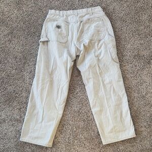 Lee Dungarees Men’s 34x30 Heavyweight cotton Denim Cream Carpenter Jean